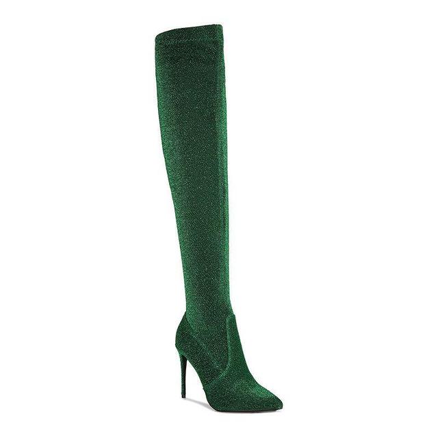 London Rag Tigerlily Womens High Heel Over-The-Knee Boots Product Image