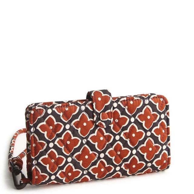 Vera Bradley Phone Wristlet Women in Moorish Orange/Black Product Image