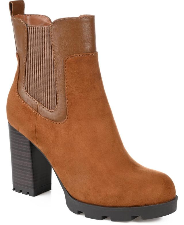 Journee Collection Womens Islana Stacked Heel Booties, 12 Medium Product Image