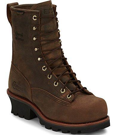 Chippewa Est. 1901 Mens Paladin 8 Waterproof Steel Toe Logger Work Boots Product Image