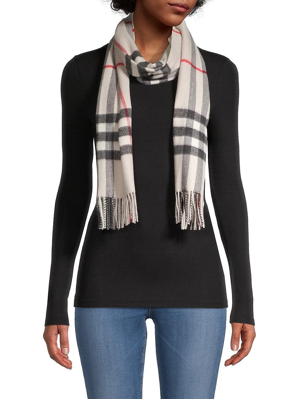 burberry Giant Icon Check Cashmere Scarf Product Image