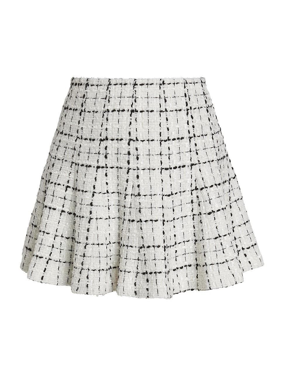 Womens Zona Godet Tweed Miniskirt product image