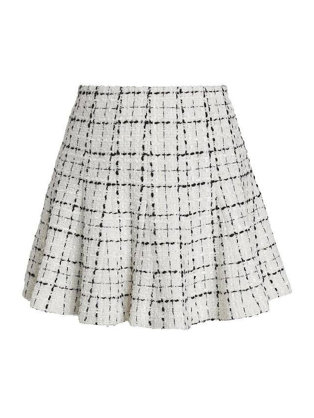 Womens Zona Godet Tweed Miniskirt Product Image