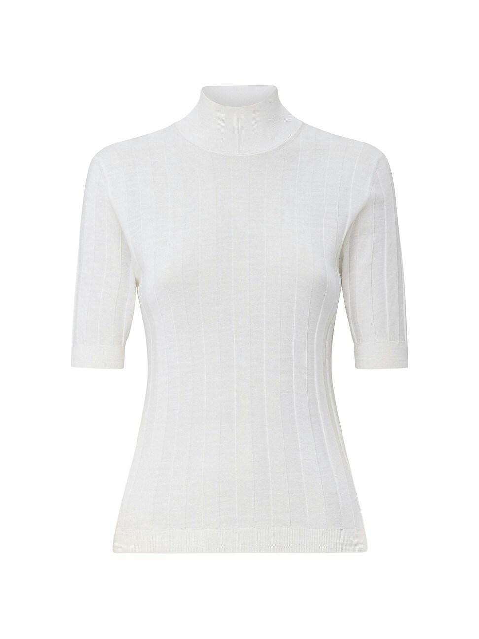 Womens Jordyn Short Sleeve Mock Neck Sweater Product Image