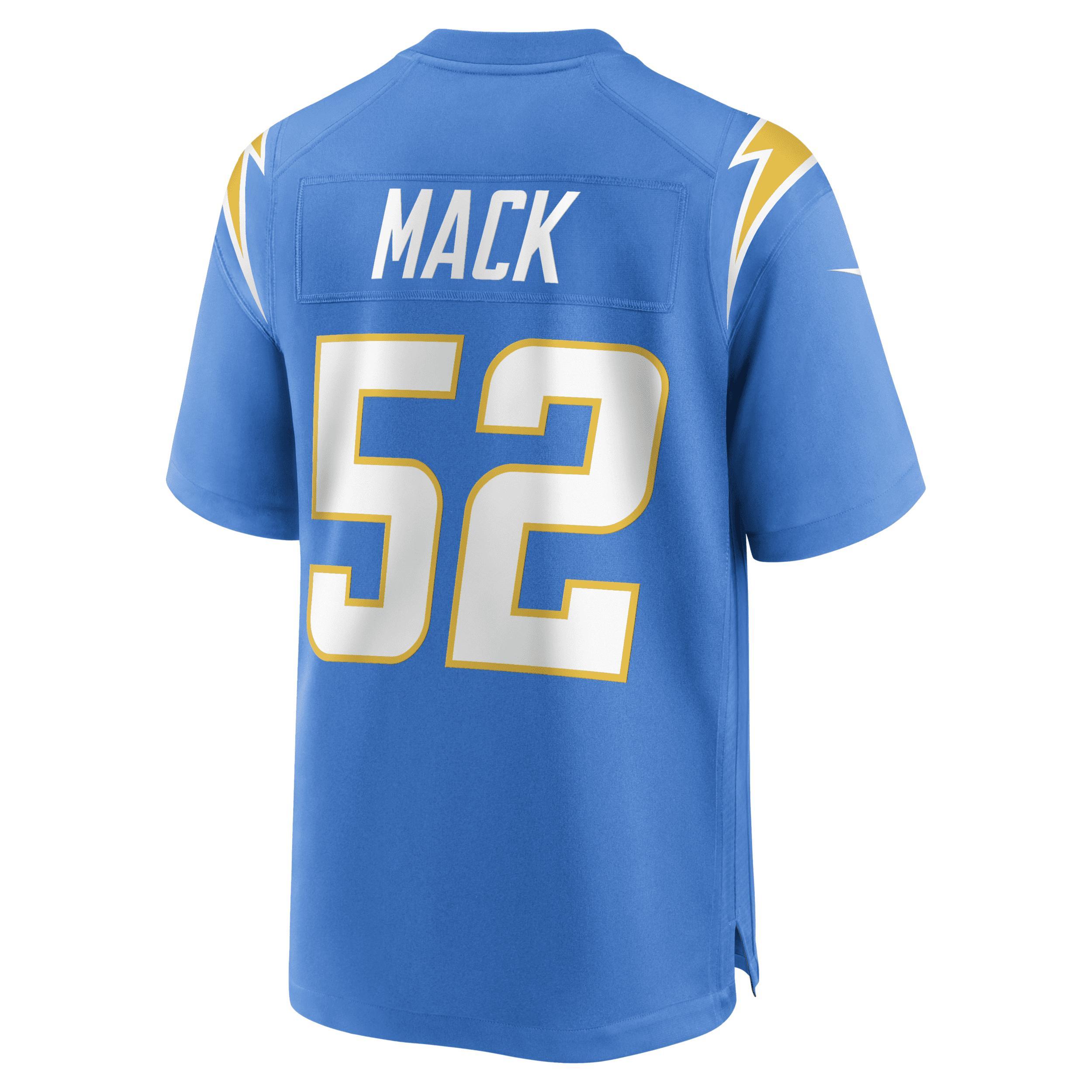 Mens Nike Khalil Mack Powder Blue Los Angeles Chargers Game Jersey - Powder Blue Product Image