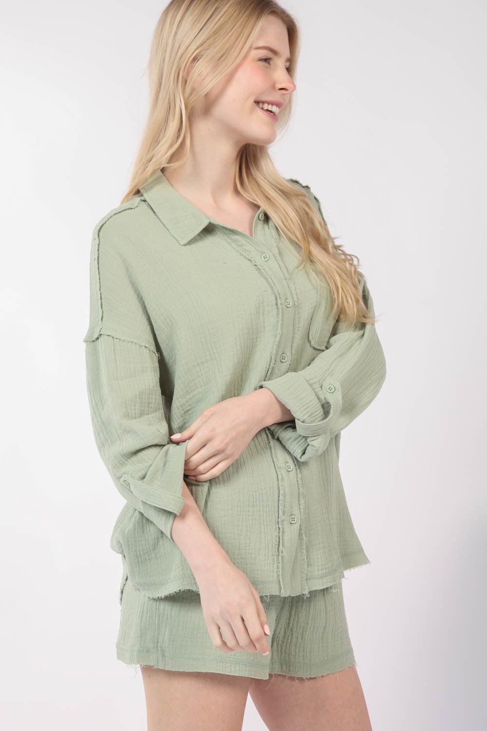 Buttoned in Cotton Set Product Image