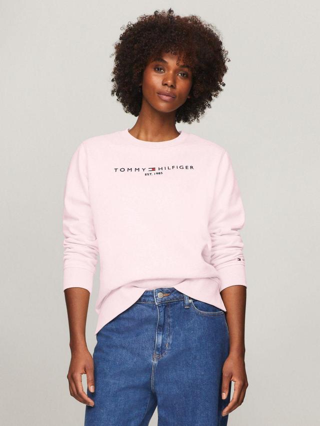 Tommy Hilfiger Women's Embroidered Tommy Logo Sweatshirt Product Image