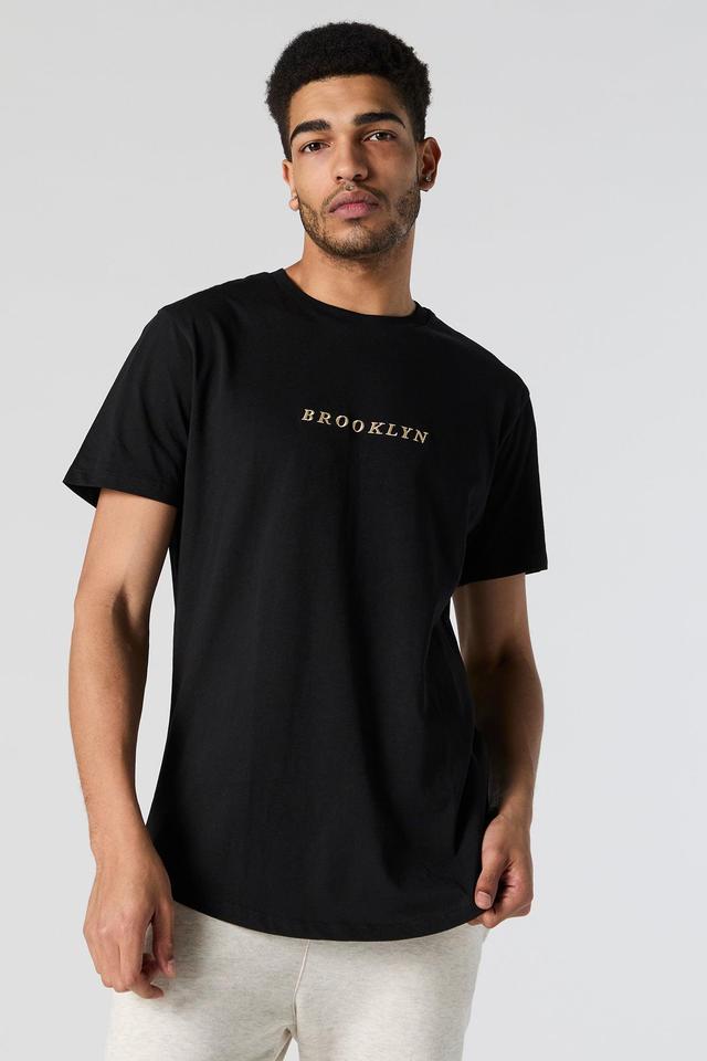 Brooklyn Embroidered T-Shirt Male Product Image