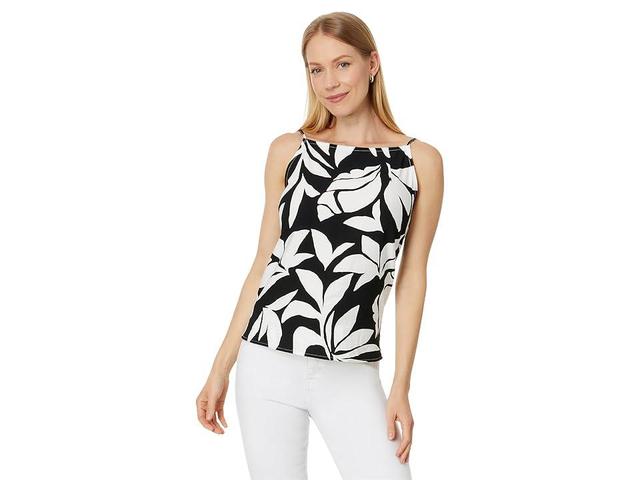 Vince Camuto Strappy Fitted Tank (Rich ) Women's Clothing Product Image