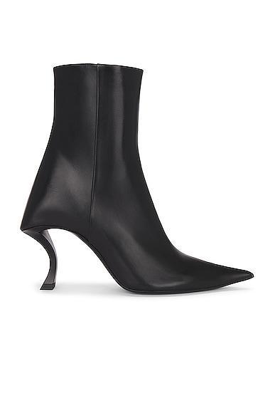 Balenciaga Hourglass Bootie in Black - Black. Size 37 (also in 36). Product Image