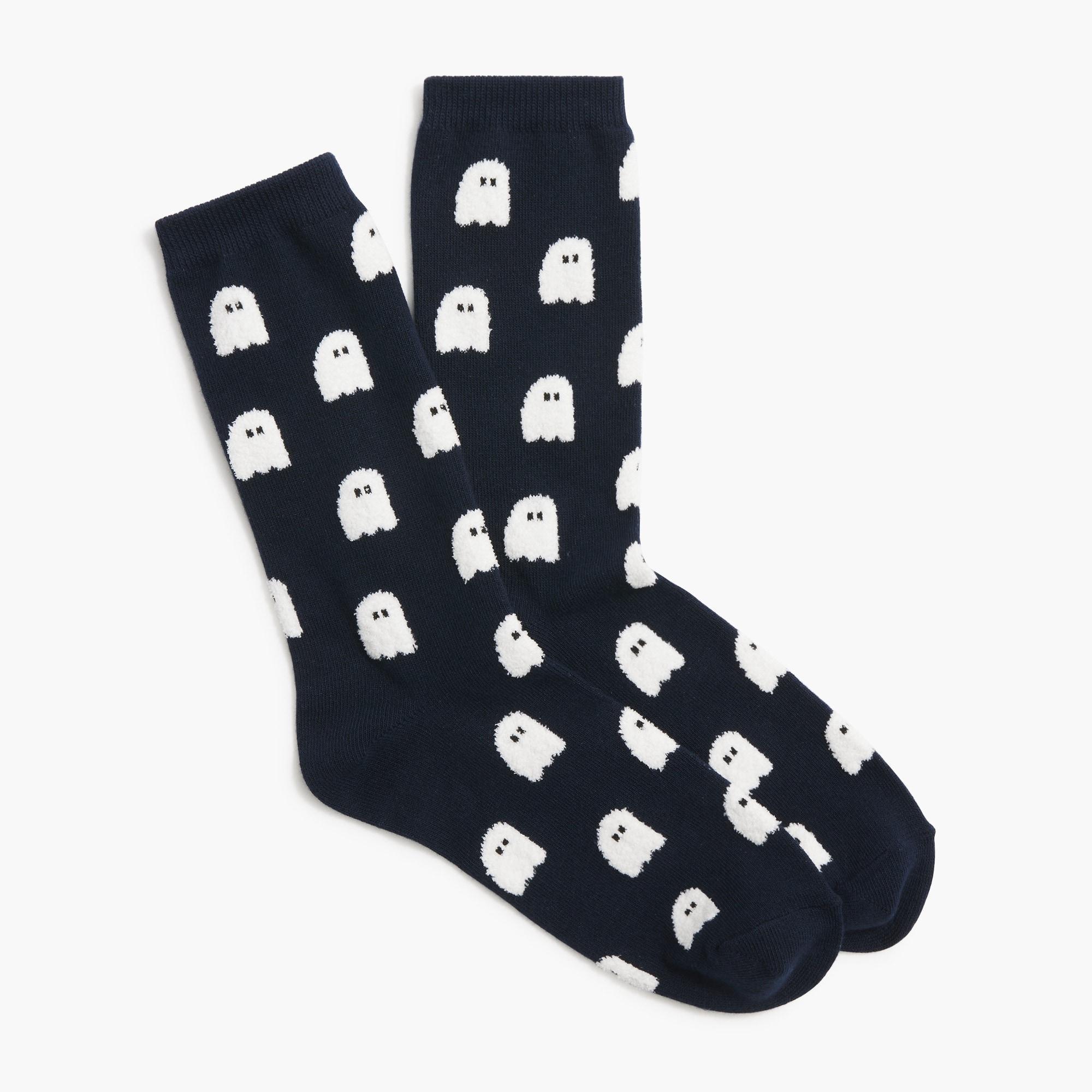 Fuzzy ghost trouser socks Product Image