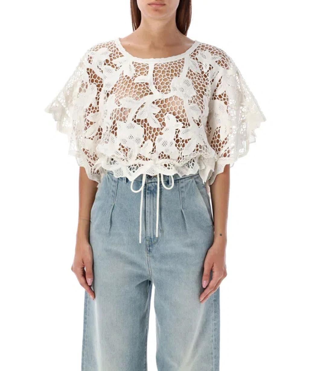 Crochet Top In White product image