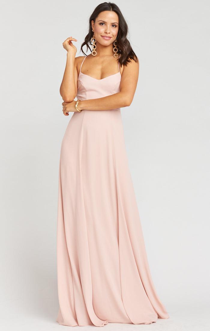 Godshaw Goddess Gown ~ Dusty Blush Crisp Product Image