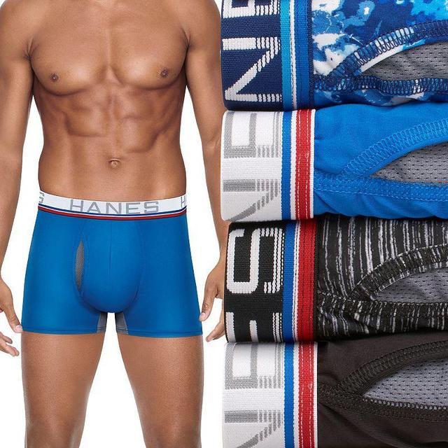 Mens Hanes Ultimate 4-pack X-Temp Comfort-Flex Fit Total Support Pouch Trunks Product Image