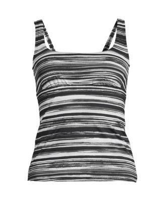 Womens Lands End Bust Minimizer UPF 50 Underwire Tankini Swimsuit Top Product Image