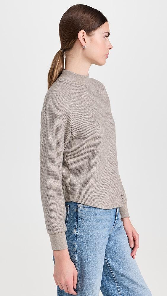 Madewell Raglan Waffle Tee | Shopbop Product Image