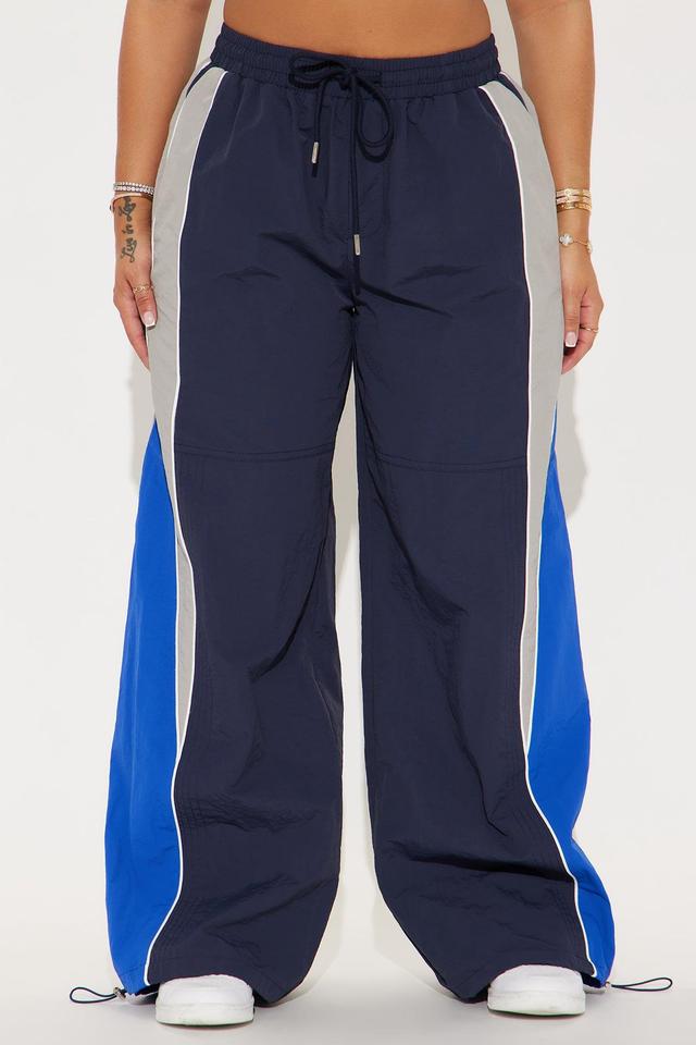 Taking Off Windbreaker Track Pant - Navy/combo Product Image