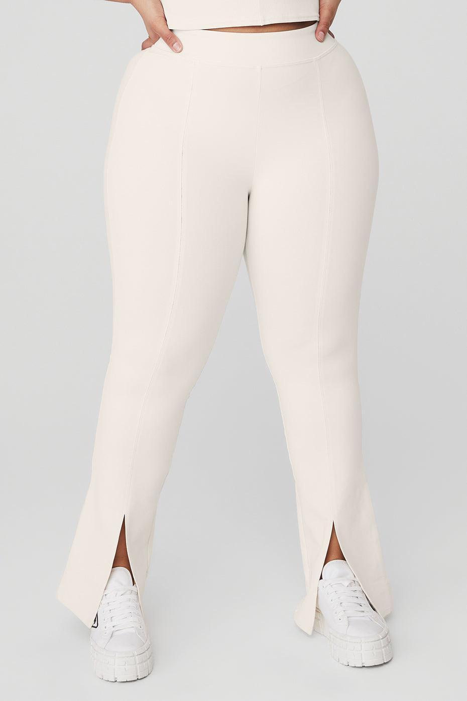 Airbrush High-Waist 7/8 Flutter Legging - Ivory Female Product Image