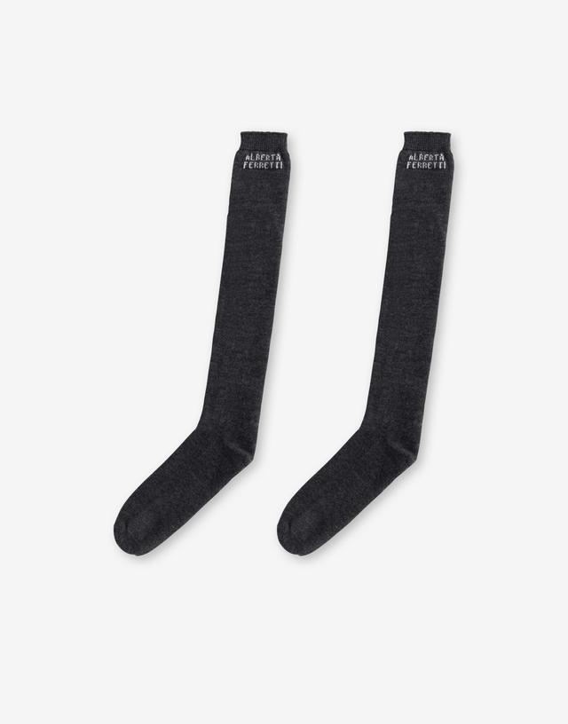 Wool and silk socks Product Image