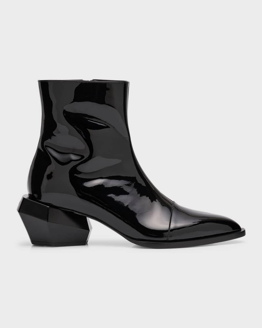 Men's Billy Patent Leather Ankle Boots Product Image