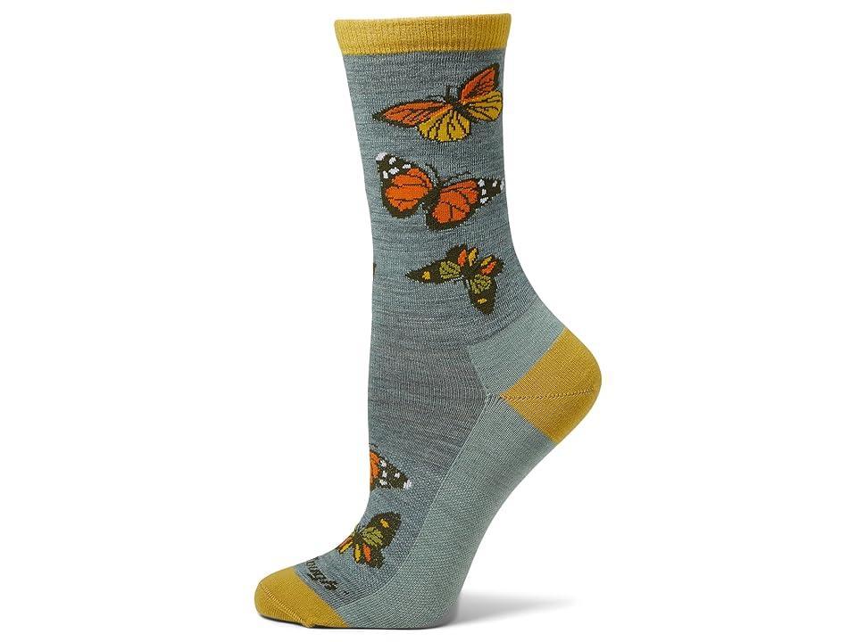 Darn Tough Vermont Flutter Crew Lightweight (Seafoam) Women's Crew Cut Socks Shoes Product Image