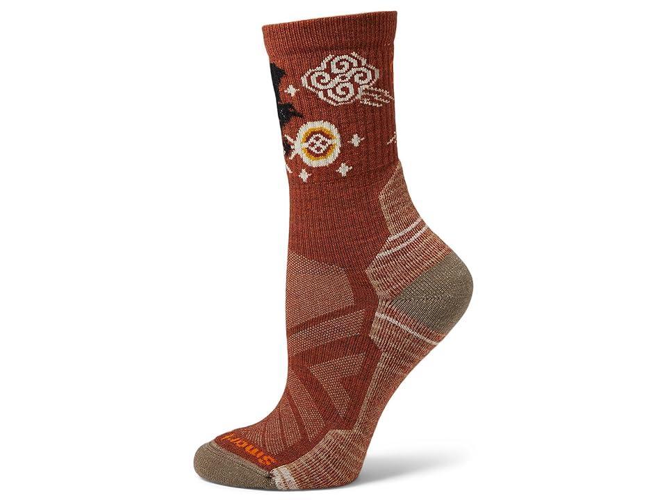 Smartwool Hike Light Cushion Guardian Of The Skies Crew (Picante) Women's No Show Socks Shoes Product Image