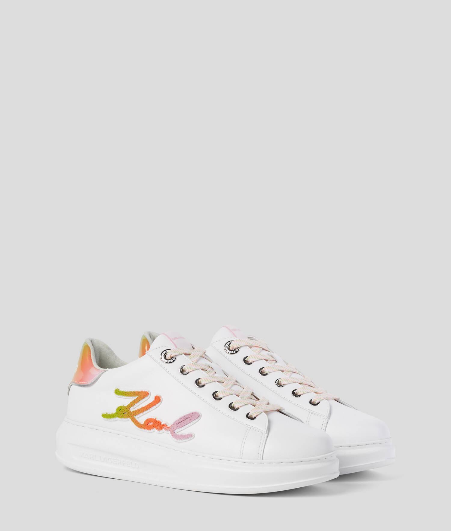 Kapri Embroidered Script Sneakers Product Image