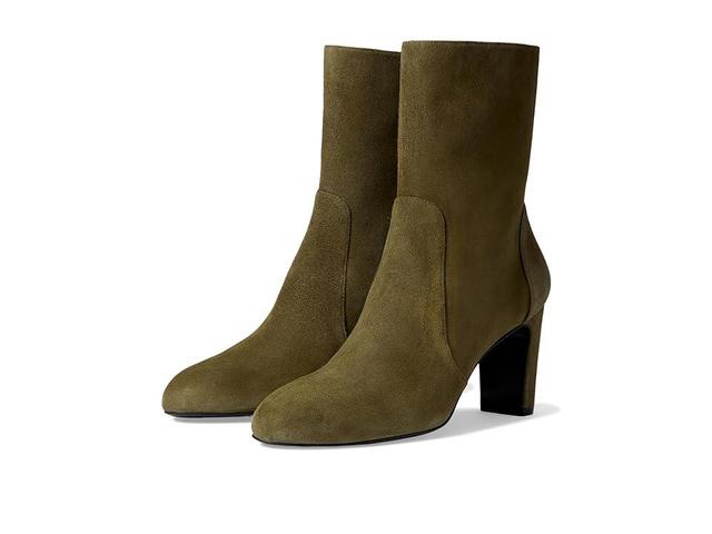 Stuart Weitzman Vida 75 Zip Bootie (Truffle) Women's Shoes Product Image