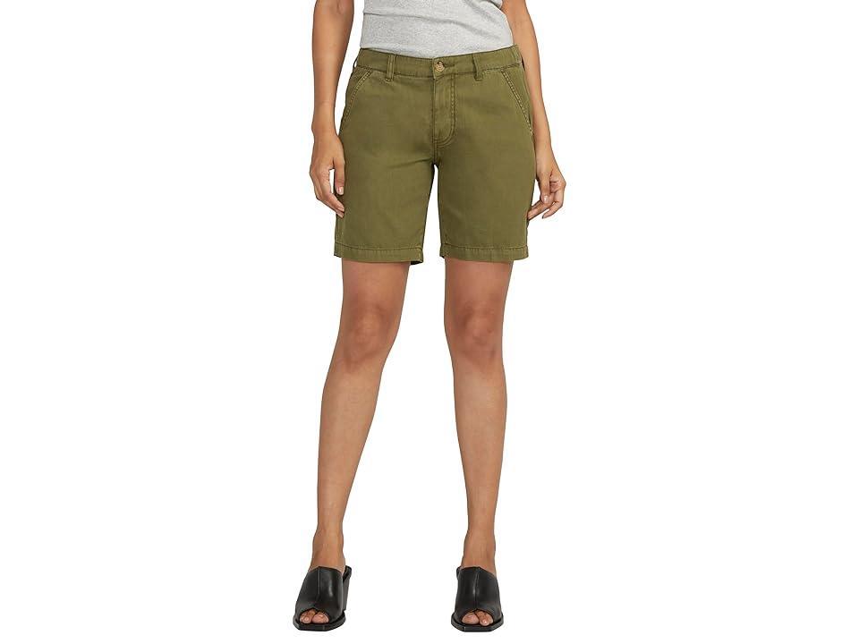 Jag Jeans Tailored Shorts in Humus (Humus) Women's Shorts Product Image