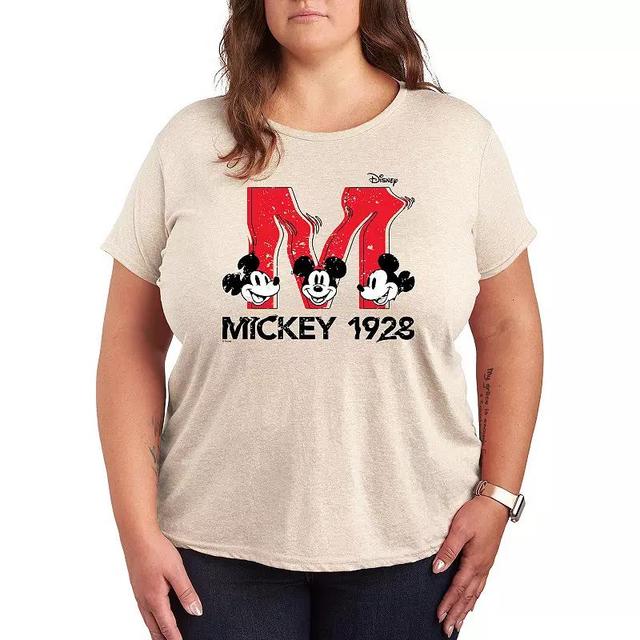 Disneys Mickey Mouse Plus 1928 Graphic Tee, Womens Product Image