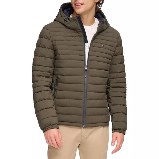 Mens Tommy Hilfiger Hooded Puffer Jacket Product Image