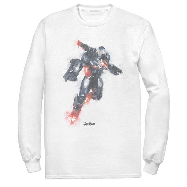 Mens Marvel Avengers War Machine Blast Off Painted Long Sleeve Tee Product Image