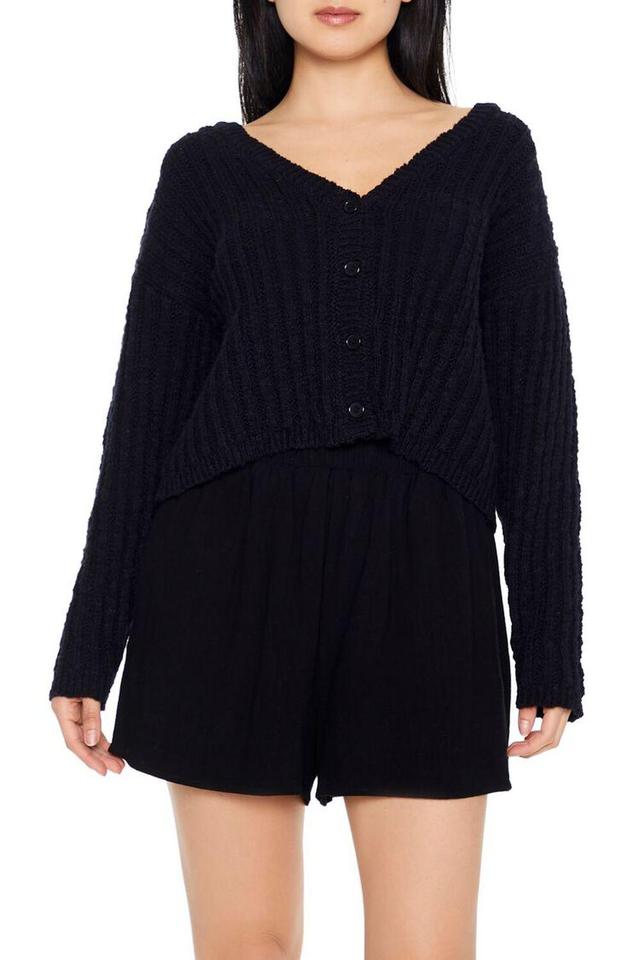 Ribbed Knit Cardigan Sweater | Forever 21 Product Image