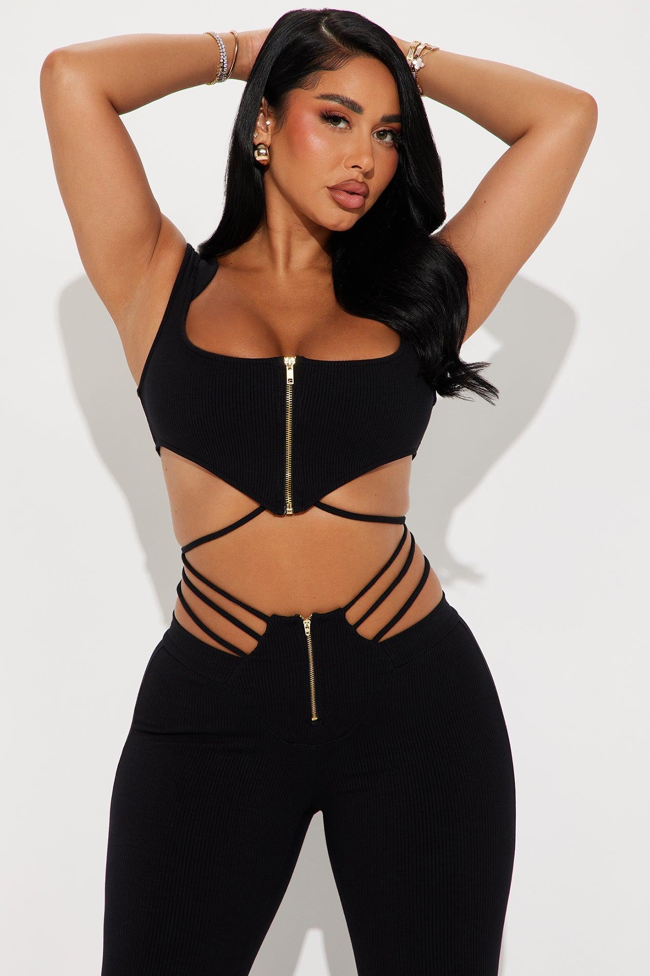 Naomi Snatched Pant Set - Black Product Image