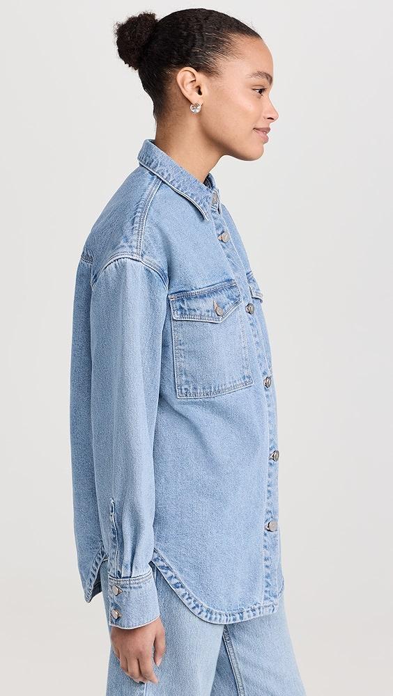 ABRAND Denim Shacket | Shopbop Product Image