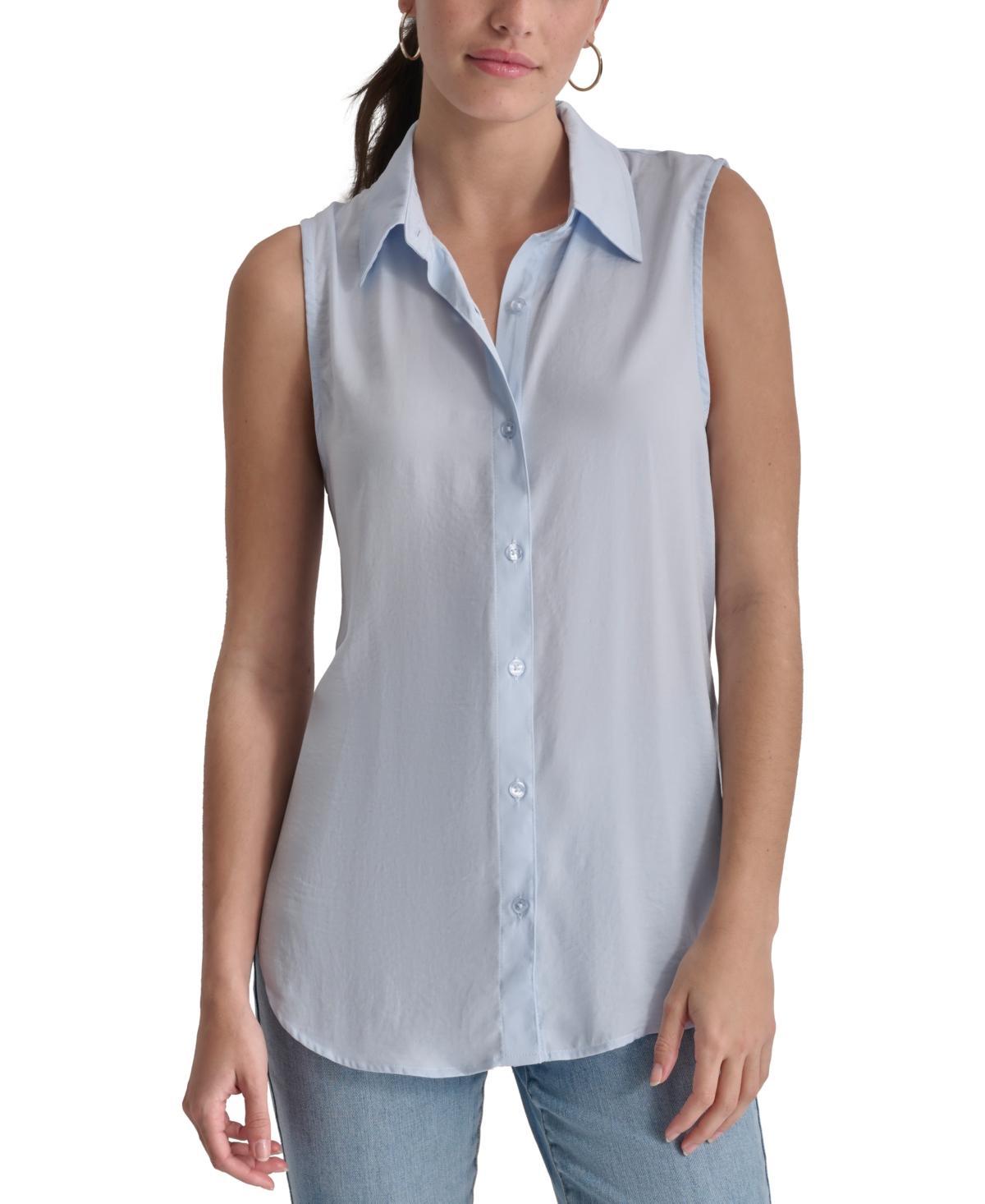 Dkny Jeans Womens Sleeveless Shirt Product Image