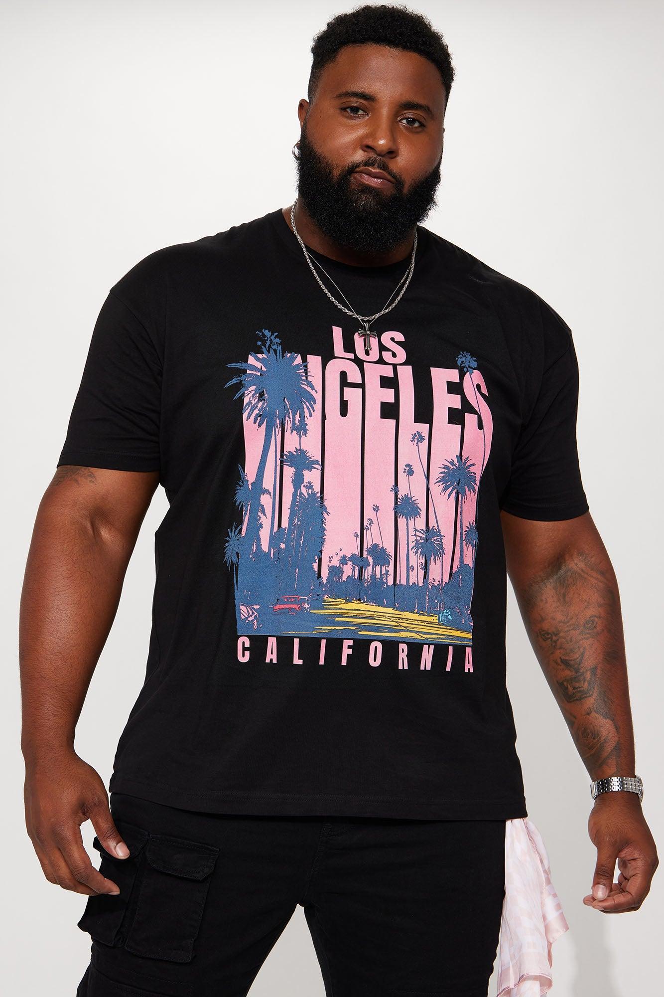 Los Angeles Palm Streets Short Sleeve Tee - Black Product Image