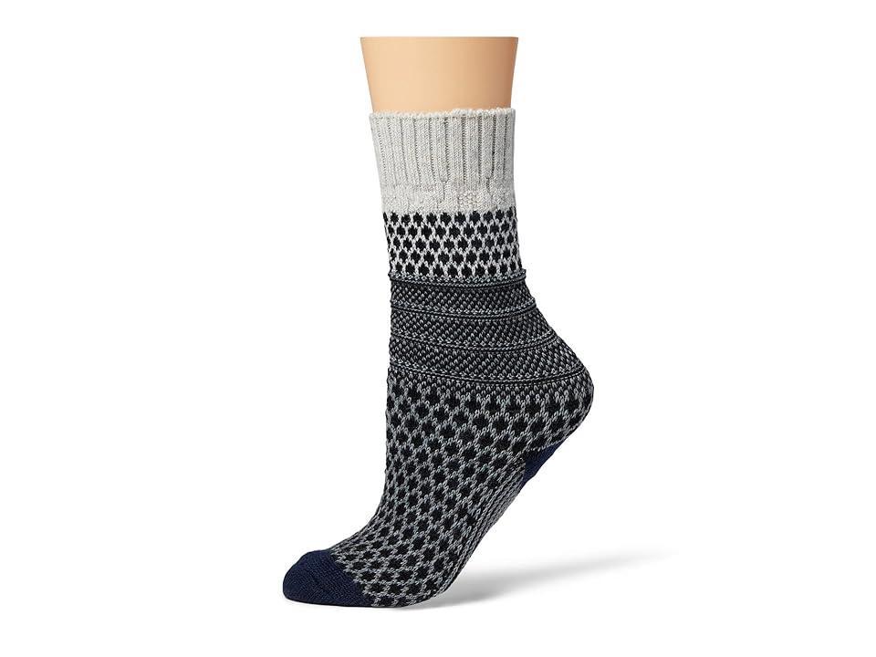 Smartwool Everyday Popcorn Cable Crew Socks (Natural Donegal) Women's No Show Socks Shoes Product Image