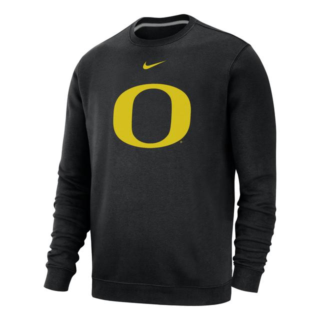 Oregon Club Fleece Nike Men's College Crew-Neck Sweatshirt Product Image