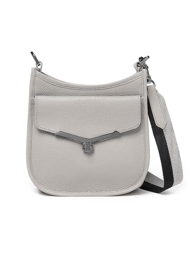 Womens Valentina Small Leather Hobo Bag Product Image