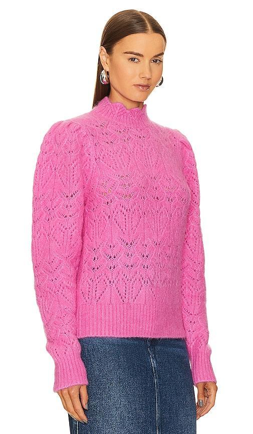 Womens Galini Alpaca-Blend Pointelle Sweater Product Image