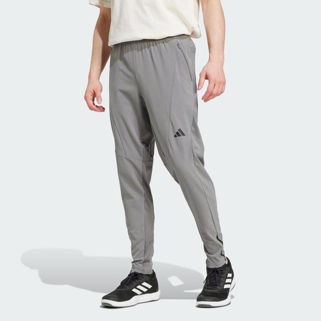 adidas Designed for Training Hybrid Pants Grey Four XS Mens Product Image