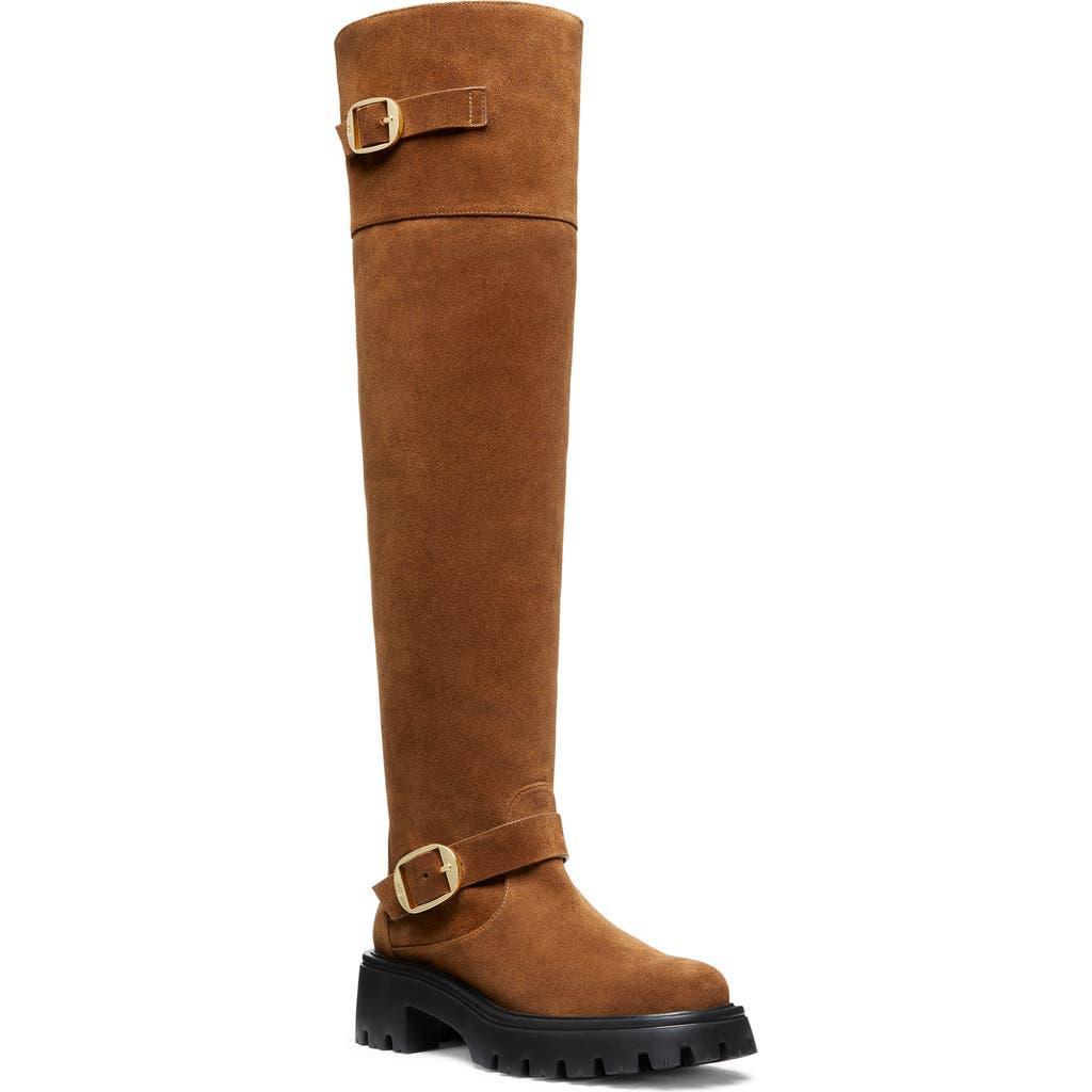 Emerson Buckle Suede Tall Boots In Coffee Product Image