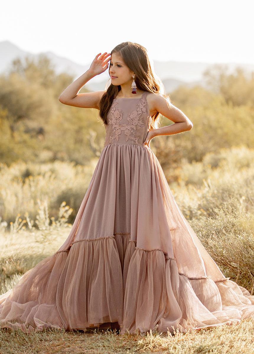 Maia Impact Dress in Rose Taupe  Product Image