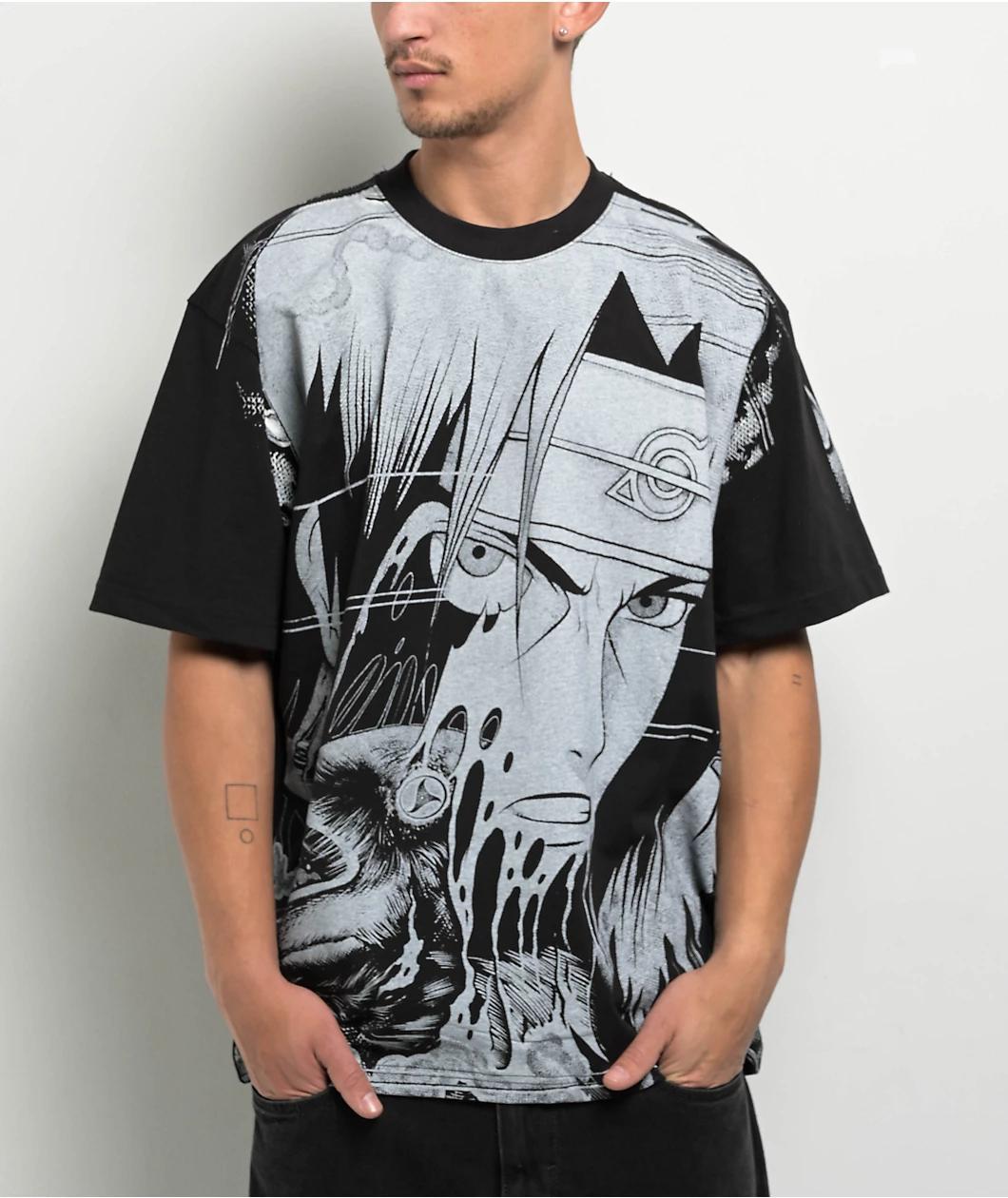 Primitive x Naruto Shippuden Clones Black T-Shirt Product Image