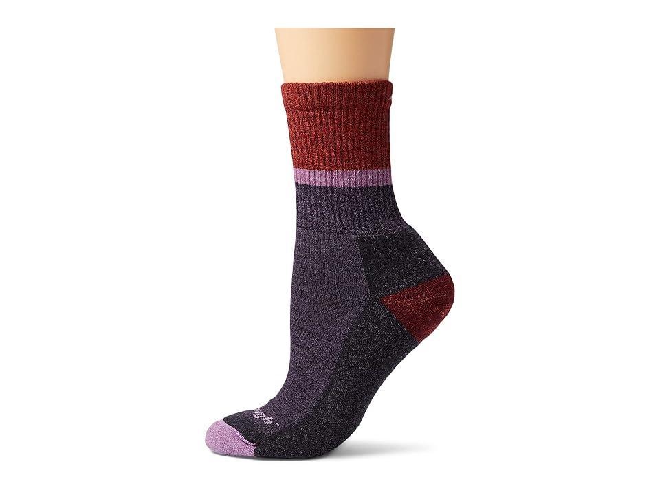 Darn Tough Vermont Ranger Micro Crew Midweight with Cushion (Plum) Women's Crew Cut Socks Shoes Product Image