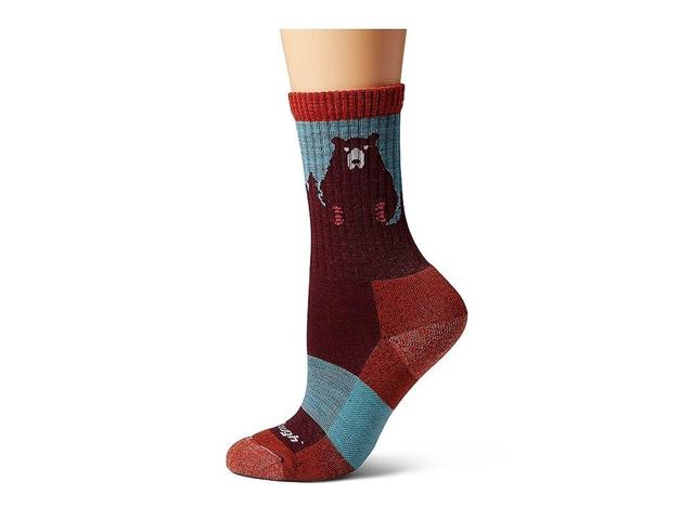 Darn Tough Vermont Bear Town Micro Crew Light Cushion Women's Crew Cut Socks Shoes Product Image