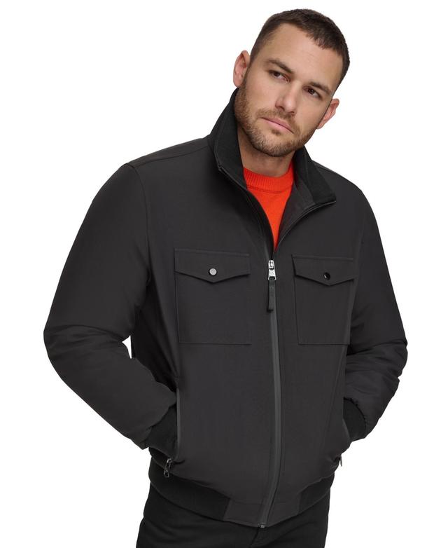 Calvin Klein Mens Flex Tech Water-Resistant Bomber Jacket Product Image