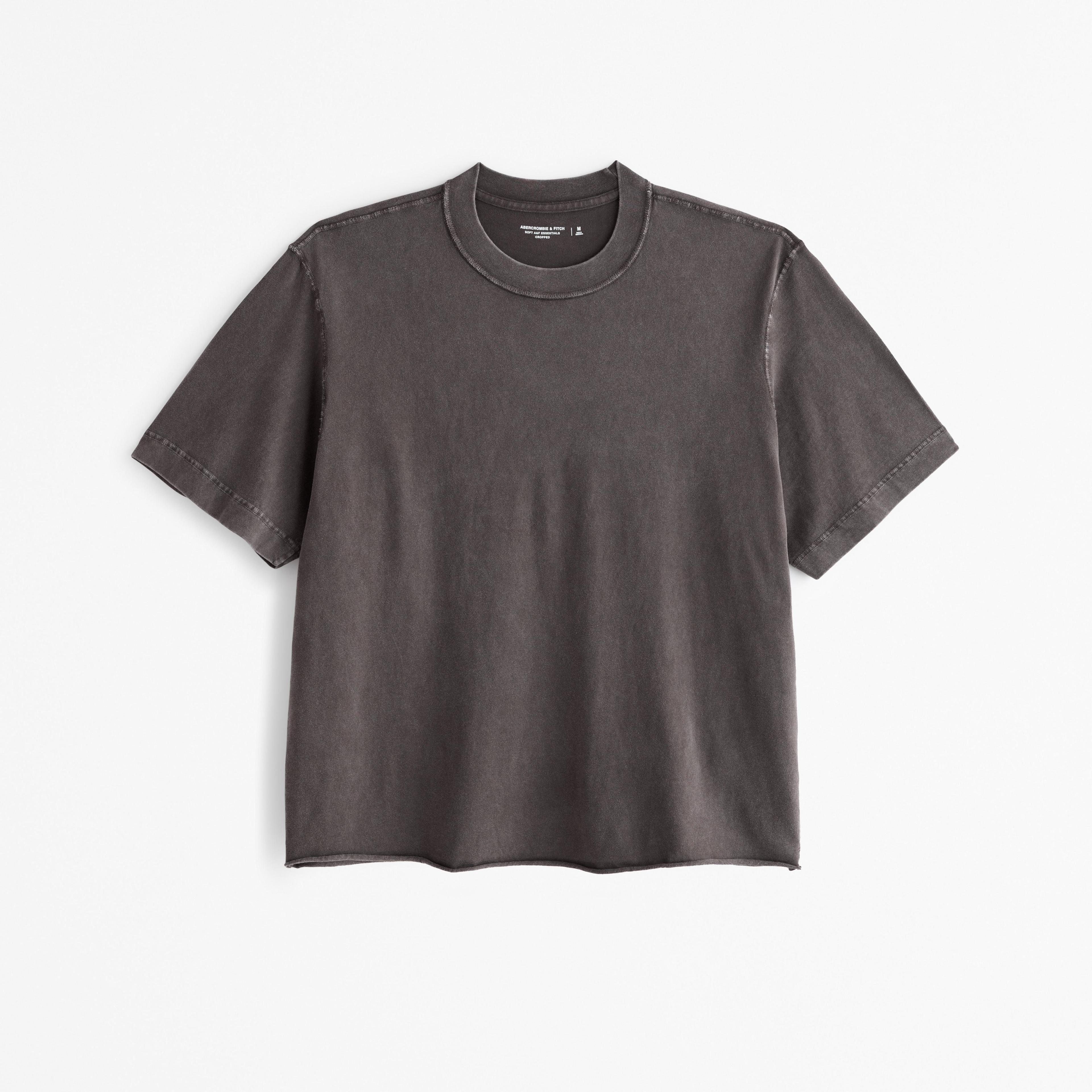 Vintage-Inspired Cropped Tee Product Image