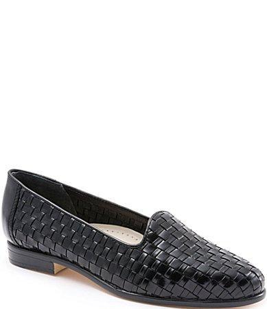 Trotters Liz Woven Leather Slip Product Image